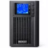 UPS QOLTEC gryna sinusinė banga 1 kVA 800 W su AVR ir LCD ekranu
