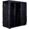 Korpusas INTER-TECH B-42 juodas Midi Tower, ATX, 2xUSB2.0, mėlyna LED juostelė, PSU pasirinktinai