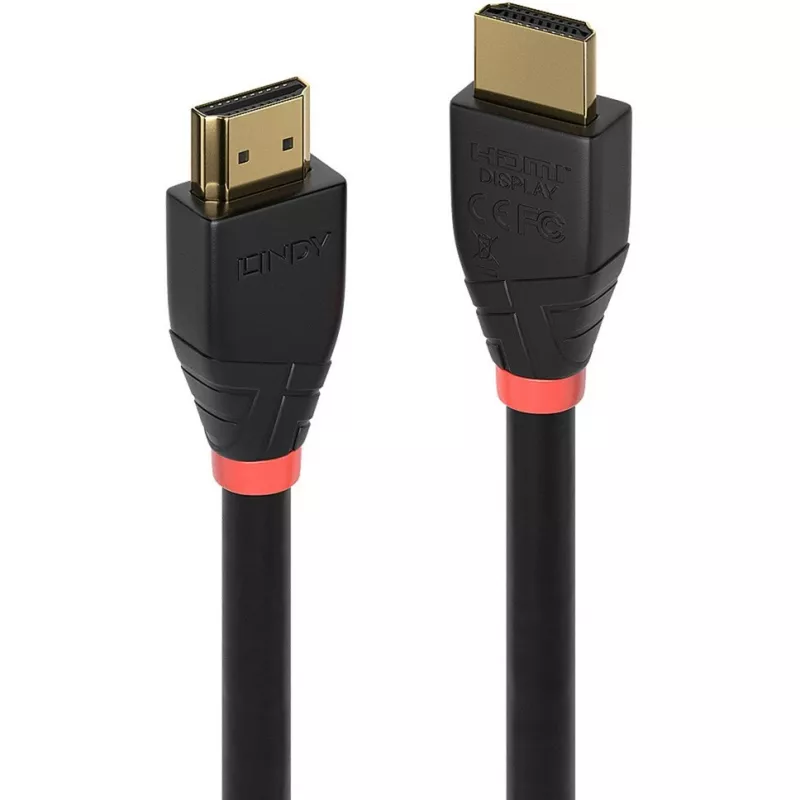Lindy 7.5m Active HDMI 4K60 kabelis, 7.5 m, HDMI Type A (Standard), HDMI Type A (Standard), 18 Gbit/s, Audio Return Channel (ARC), Juoda