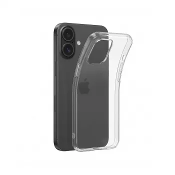 PEDEA minkštas TPU dėklas Apple iPhone 16 Plus - skaidrus (50160991)