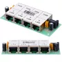 PoE injektorius Extralink 4 prievadų 4x 100Mb/s RJ45, Fast Ethernet, 48 V, be korpuso