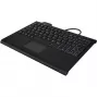 KeySonic KSK-3210ELU (DE) klaviatūra Namams USB QWERTZ Vokiška Juoda