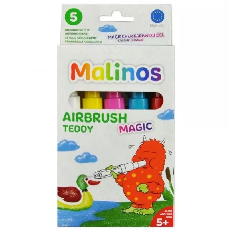 Marker Malinos 300967 5 vnt. Įvairiaspalvis Rekomenduojamas amžius 5 m.