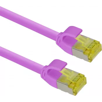 komutacinis kabelis helos Ultra plonas 5m S/FTP CAT6a RJ-45 (V) į RJ-45 (V)