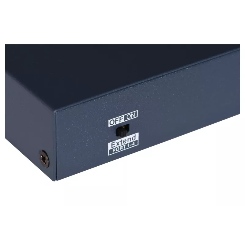 Hikvision DS-3E0106HP-E Network Links Unmanaged Fast Ethernet (10/100) PoE Support mėlynas