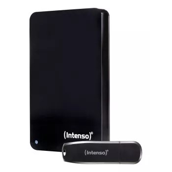 Išorinis kietasis diskas INTENSO 2TB 2.5 colio USB 3.2 Gen 1 (6023890), 5400 RPM, juodas