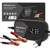 Baterijų įkroviklis QOLTEC 52492 12V 2A su mikroprocesoriniu valdymu ir elementų regeneracija