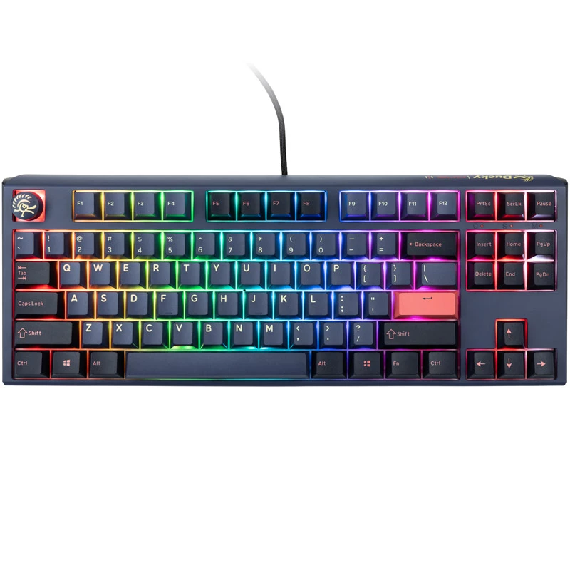 Ducky One 3 Cosmic Mėlyna TKL žaidimų klaviatūra, RGB LED - MX-Ergo-Clear (US)