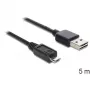 USB laidas DeLOCK EASY-USB 2.0-A į Micro-B 5 m