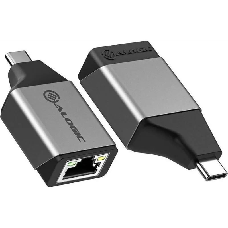 ALOGIC Ultra Mini - tinklo adapteris - USB-C 3.2 Gen 1 - Gigabit Ethernet x 1 - Space-Pilka (ULCGEMN-SGR)
