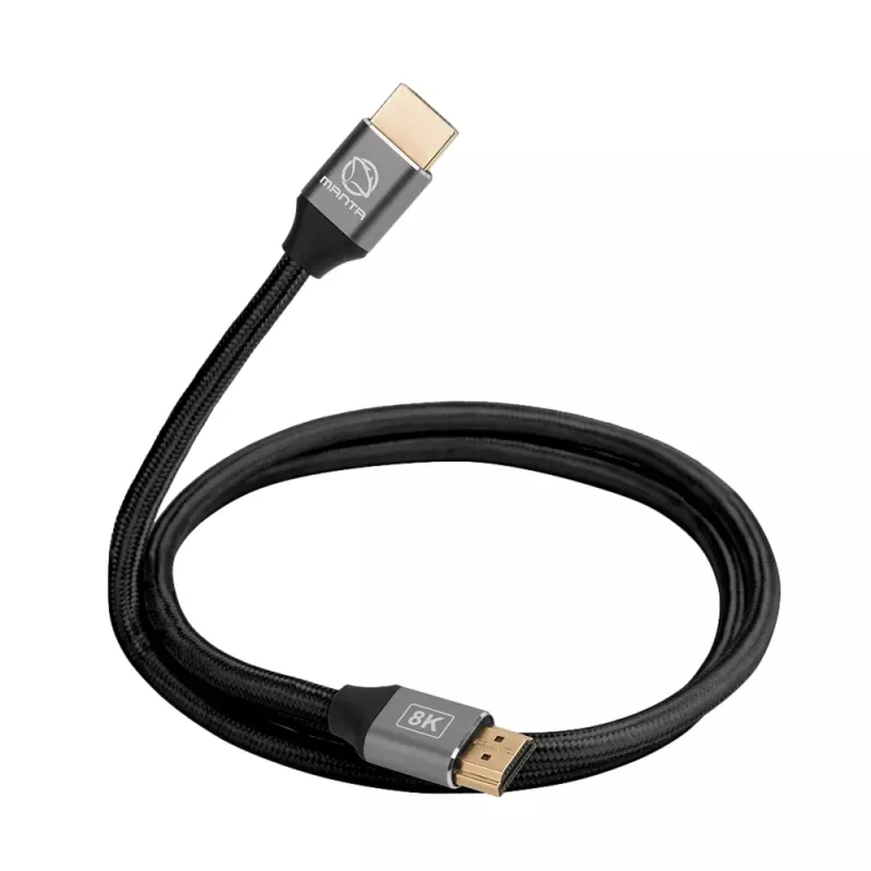 HDMI kabelis MANTA HDMI-2MC 2 m, palaiko iki 8K skiriamąją gebą