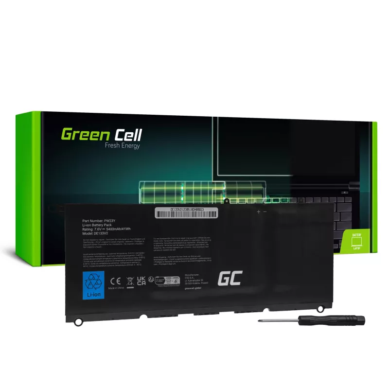 Nešiojamojo kompiuterio baterija Green Cell DE133V2, skirta Dell XPS 13 9360