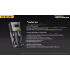 Baterijų įkroviklis Nitecore Ci12 universalus USB įkroviklis Li‑Ion, NiCd, NiMH, 3A įvestis 5/9/12V, plastikinis korpusas