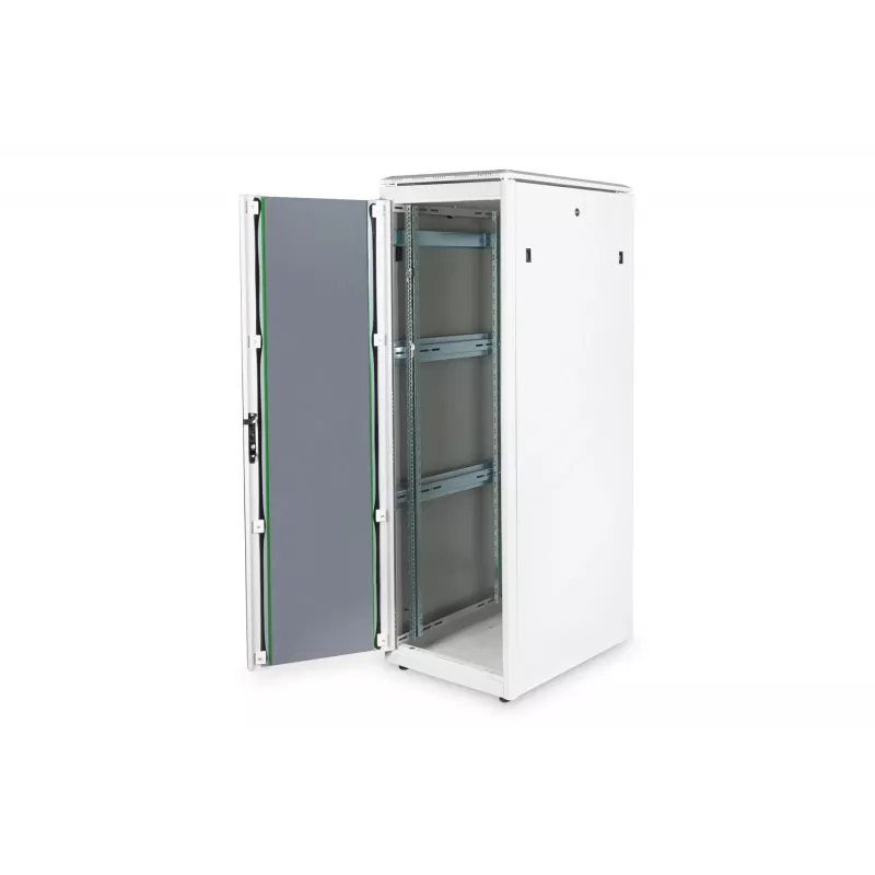 DIGITUS 36HE Unique tinklo spinta 600x800mm stiklinės durys pilka