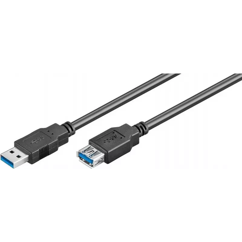 Wentronic 43998 USB kabelis, juodas