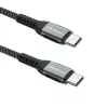 USB kabelis Qoltec 52358 1,5 m USB C juodas USB 2.0 0,48 Gbit/s
