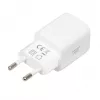 USB įkroviklis IBOX ILUC42W 42W (maks. 33W), 1×USB-C PD3.0, 1×USB-A QC3.0, 100–240V, baltas