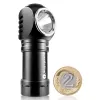 Žibintuvėlis LED 3 darbo režimai 10 W 500 liumenų aliumininis korpusas įkraunamas vandeniui atsparus FL-55R Dripple - Everactive