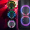 Nešiojama kolonėlė MANTA ATTIS SPK0802 120 W, Bluetooth, laidinis įvestis, įkraunama, FM, LED lemputės