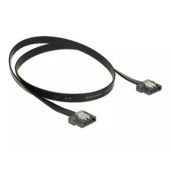 SATA laidas DeLOCK 83841 0,5 m SATA III 7 kontaktų juodas