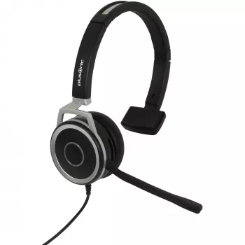 Laidinės ausinės Plusonic 6208-15.1P monofoninės USB ir 3,5 mm lizdas