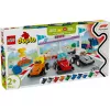 LEGO DUPLO 10445 F1 komandos lenktynių automobiliai ir vairuotojai