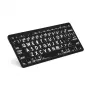 Klaviatūra Logickeyboard LKB-LPWB-BTON-DE universali Bluetooth QWERTZ vokiška juoda