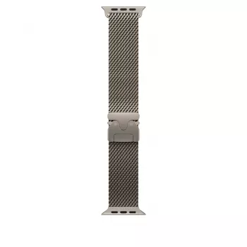 Dirželis Apple 49mm Natural Titanium Milanese Loop Medium Titanium