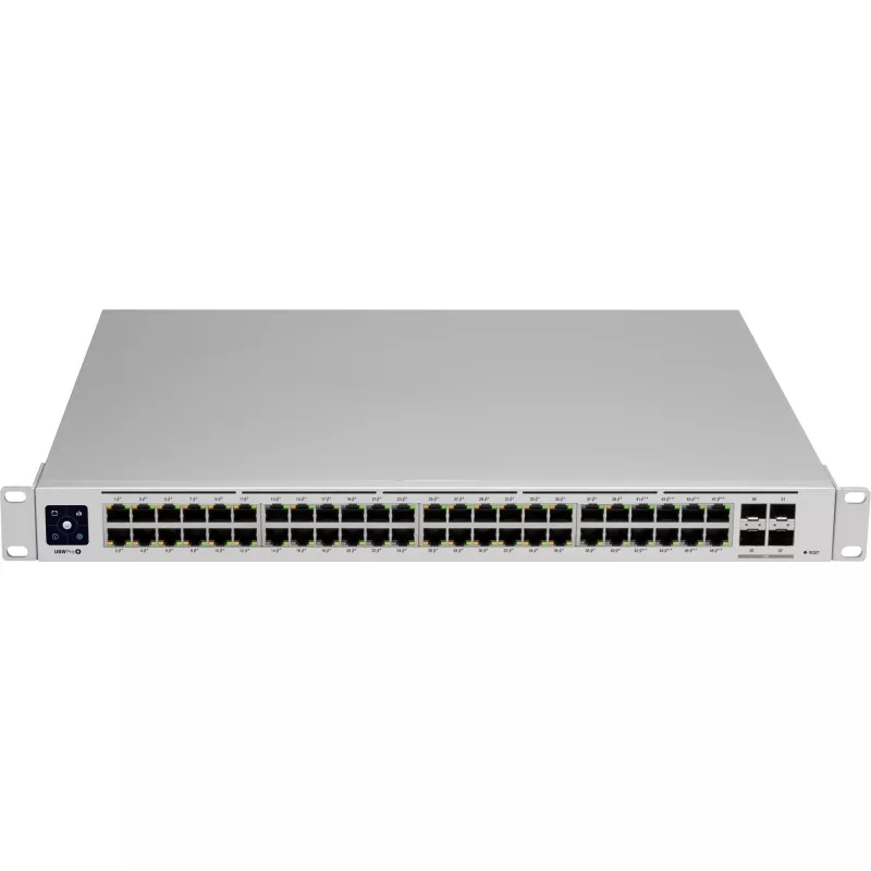 Ubiquiti UniFi USW-PRO-48 tinklo jungiklis Valdomas L2/L3 Gigabit Ethernet (10/100/1000) 1U Sidabrinis