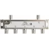 Triax SCS 6 - Kabelsplitter - 75 Ohm - 5 - 2400 MHz - Silver - White - Female/Female - 16,5 dB (349826)
