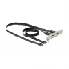 DeLOCK 89935 lizdo laikiklis su 2 USB Type-C prievadais