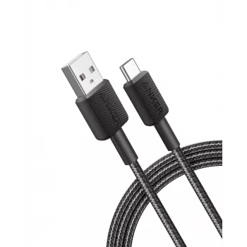 USB laidas Anker 322 0,9 m USB A USB C juodas 0,48 Gbit/s