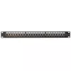 Patch panelis - Extralink CAT6A STP, 24 prievadai