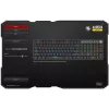 Klaviatūra IBOX AURORA K-6 — pilno dydžio QWERTY, RF belaidė + Bluetooth, RGB apšvietimas, mechaniniai žemo profilio klavišai, juoda