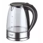Adler AD 1225 elektrinis virdulys 1,7 L Juoda, Nerūdijantis plienas, Skaidrus 2200 W