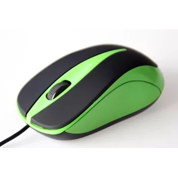 Wired Optical pelė 800dpi Juoda & green MT1091G