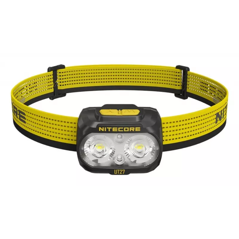 Nitecore UT27 MCT juoda, geltona galvos juostos žibintuvėlis LED