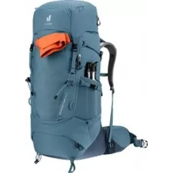 Kuprinė DEUTER Aircontact Core 50+10 Atlantic‑Ink — 50+10 L talpa, reguliuojama nugaros sistema