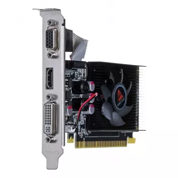 Vaizdo plokštė BIOSTAR GeForce GT 610 — 2 GB GDDR3, 64 bitų, PCIe x16, 700 MHz