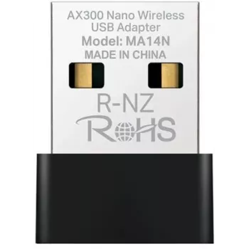 USB Wi‑Fi adapteris MERCUSYS MA14N — USB Type‑A, 2,4 GHz vienos juostos, iki 287 Mb/s, juodas