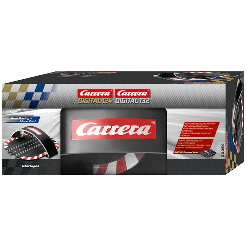 Žaislinio automobilio trasa CARRERA modelis 20030354 — vaikiškas trasos rinkinys, amžius 3+, juoda/raudona/balta