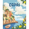 Tapybos rinkinys Ravensburger CreArt Capri – drobės tapybos rinkinys