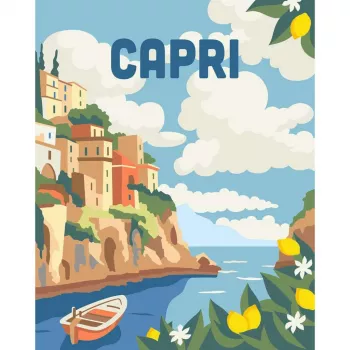 Tapybos rinkinys Ravensburger CreArt Capri – drobės tapybos rinkinys