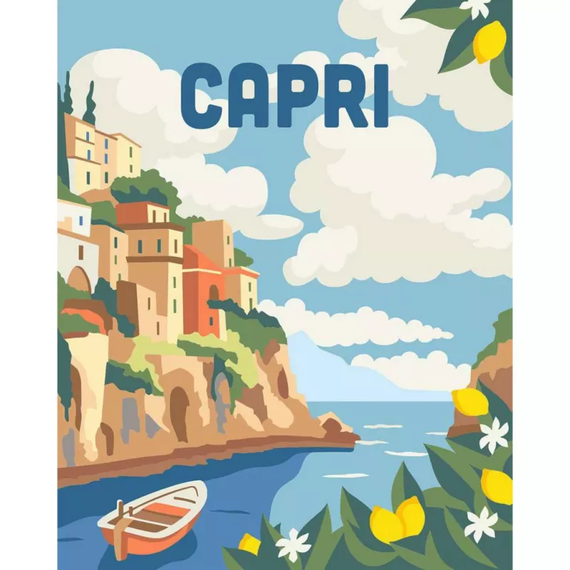 Tapybos rinkinys Ravensburger CreArt Capri – drobės tapybos rinkinys