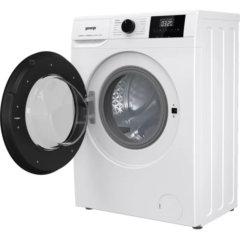 Atskirai stovinti skalbimo mašina Gorenje W3NGPI72SBS, 7 kg, 1200 aps./min., inverterinis variklis, garų funkcija, 15 programų, balta
