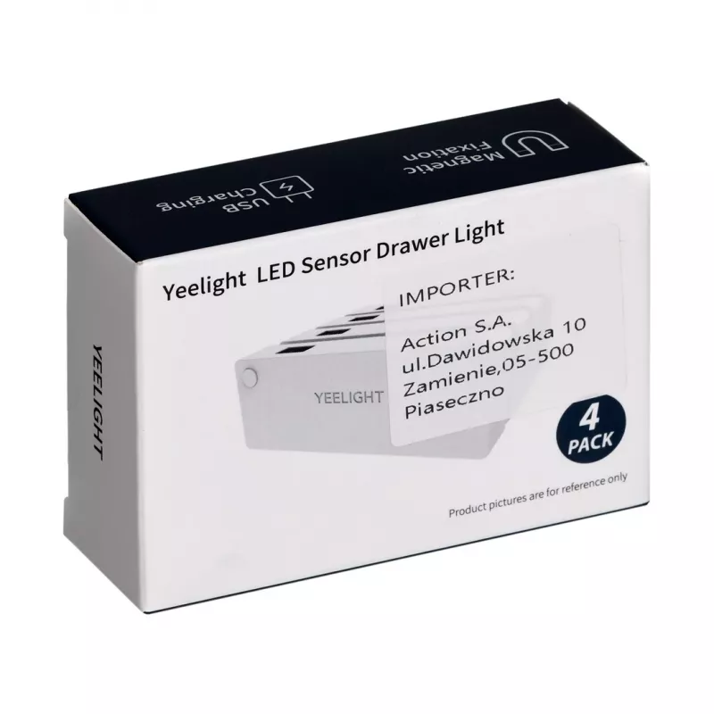 Yeelight YLCTD001-4pc Sensor Drawer Light LED spintos šviesa su judesio jutikliu (4 vnt.)