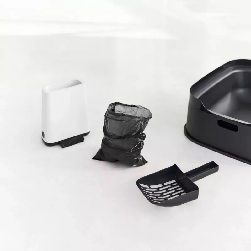 Vienkartiniai plastikiniai indai Rotho BIALA 64 vnt. Juodi — plastikiniai, 64 vienetai, juodi