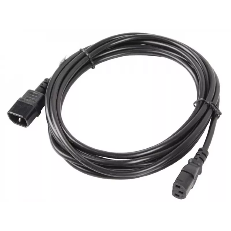 Lanberg C13- C14 Vde, 5 m maitinimo kabelio plėstuvas (ca-c13e-11cc-0050-bk)