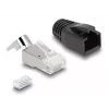 DeLOCK 66903 vielos jungtis RJ-45 juoda metalinė kištukas 25 vnt.