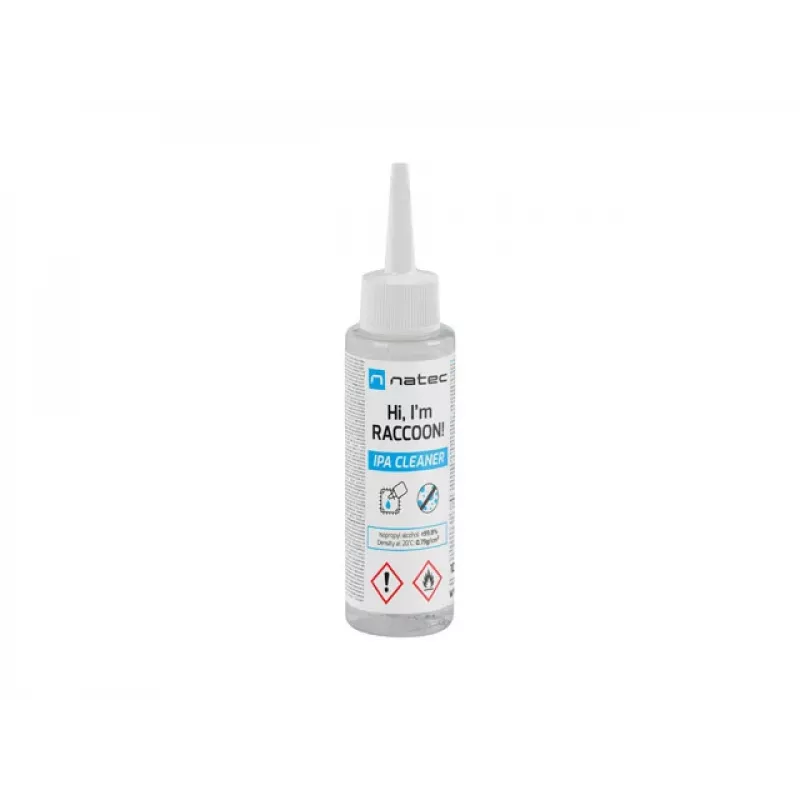 Isopropyl Alcohol Cleaner NATEC Racoon 100 ml — elektronikos ir paviršių valiklis